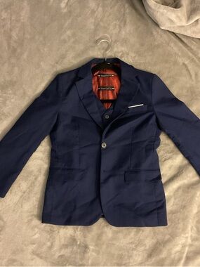 Youth Navy Blazer and Vest- Tailored Kids Jacket